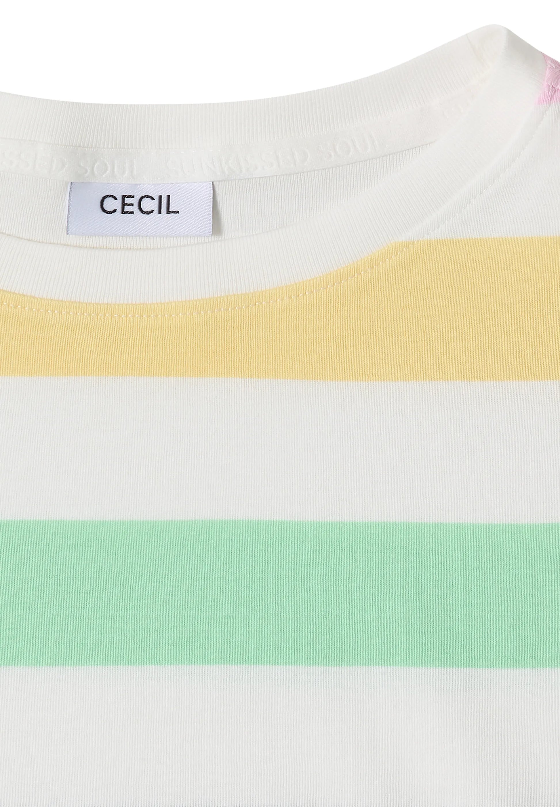 Cecil – T-Shirt mit Multicolor Streifen