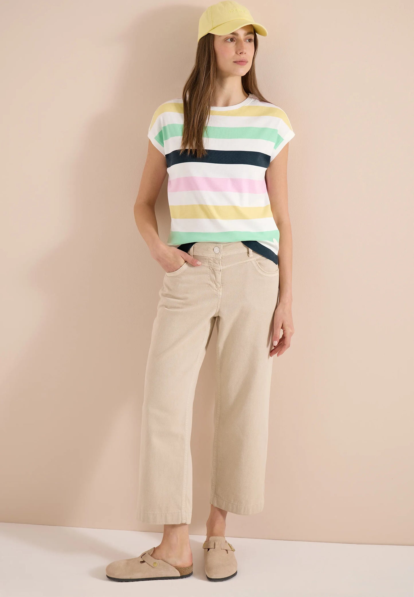 Cecil – T-Shirt mit Multicolor Streifen