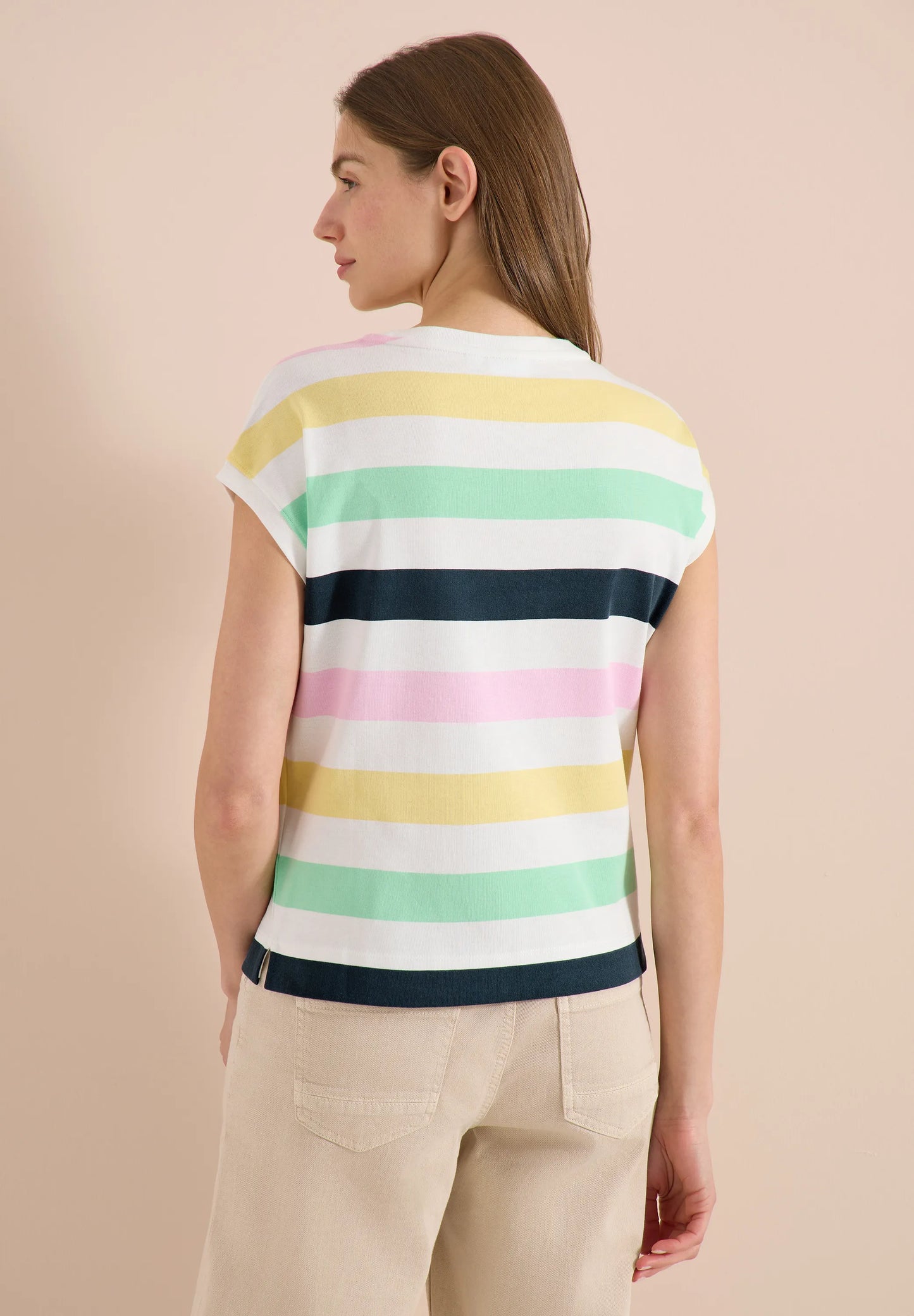 Cecil – T-Shirt mit Multicolor Streifen