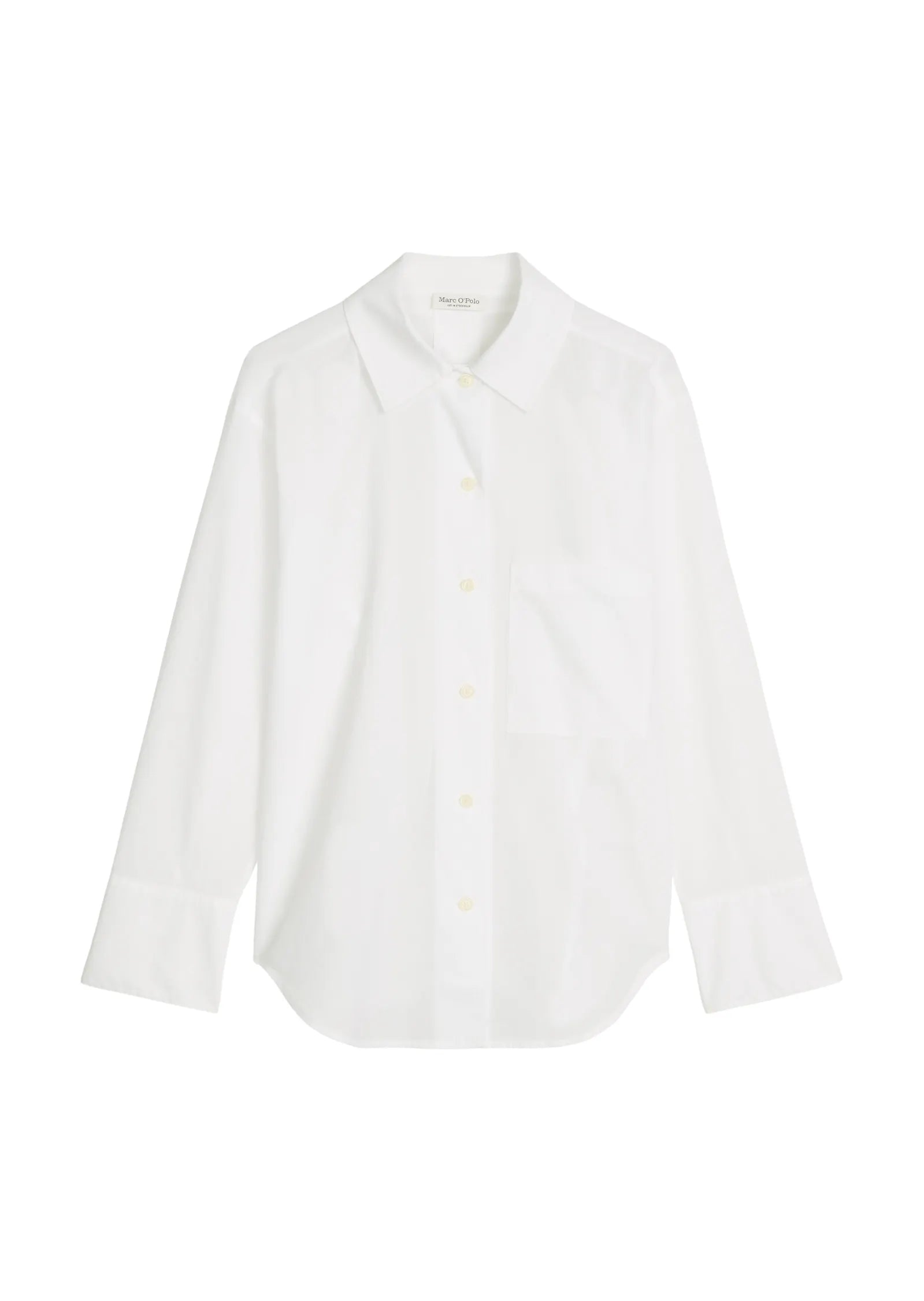 Marc O'Polo – Bluse mit Schleifchen-Detail regular