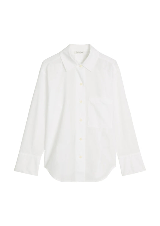 Marc O'Polo – Bluse mit Schleifchen-Detail regular