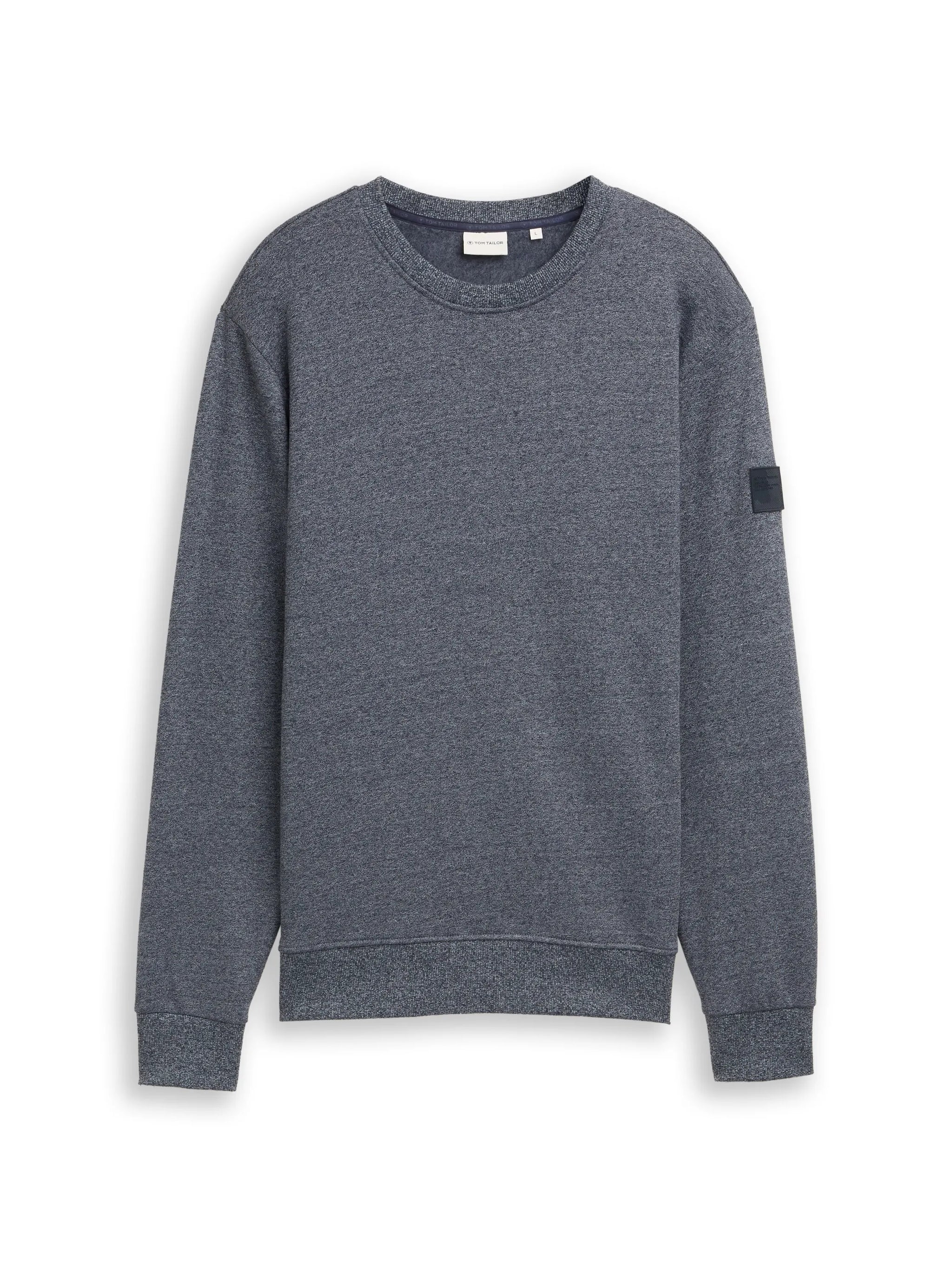 Tom Tailor – Sweatshirt in Melange-Optik