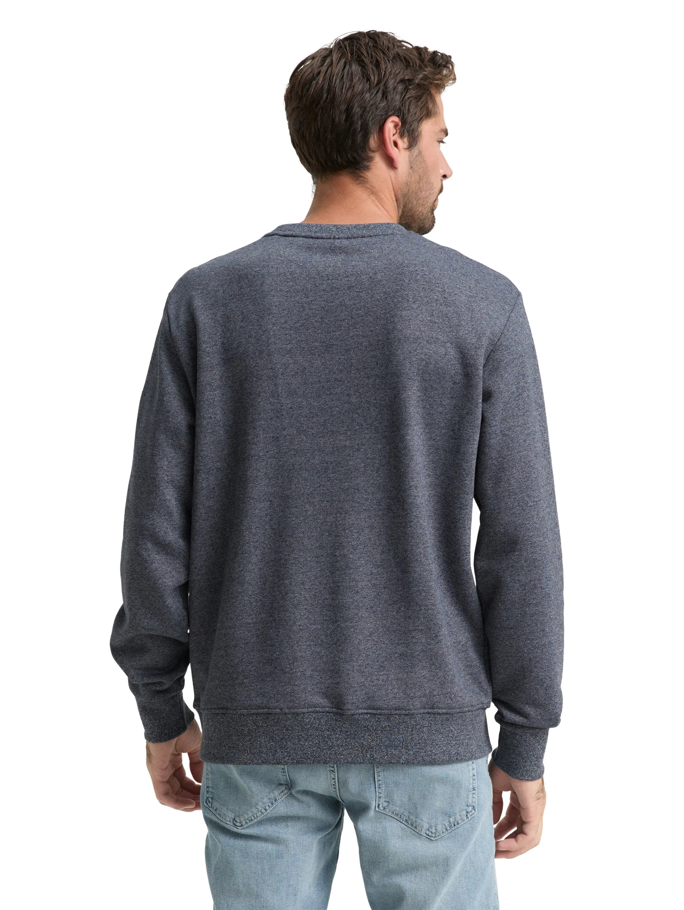 Tom Tailor – Sweatshirt in Melange-Optik