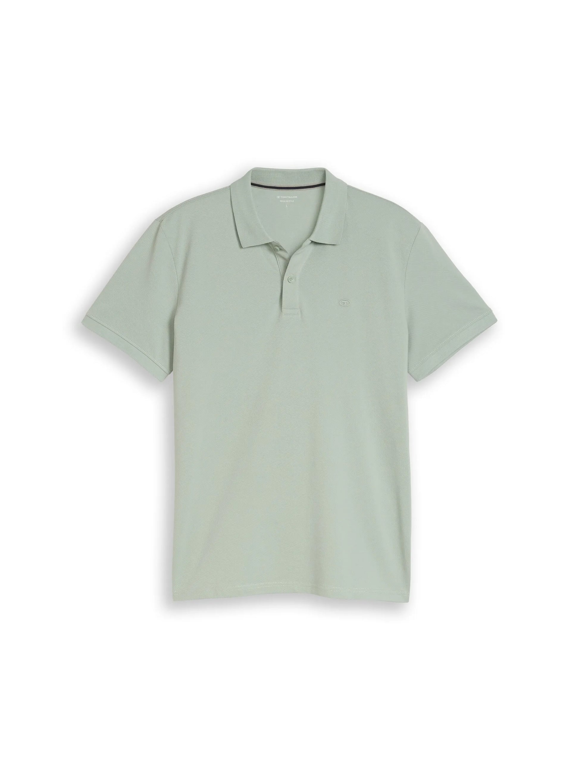 Tom Tailor – Piqué Poloshirt mit Logo-Stickerei