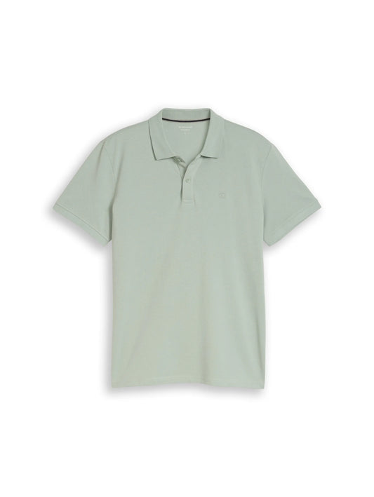 Tom Tailor – Piqué Poloshirt mit Logo-Stickerei