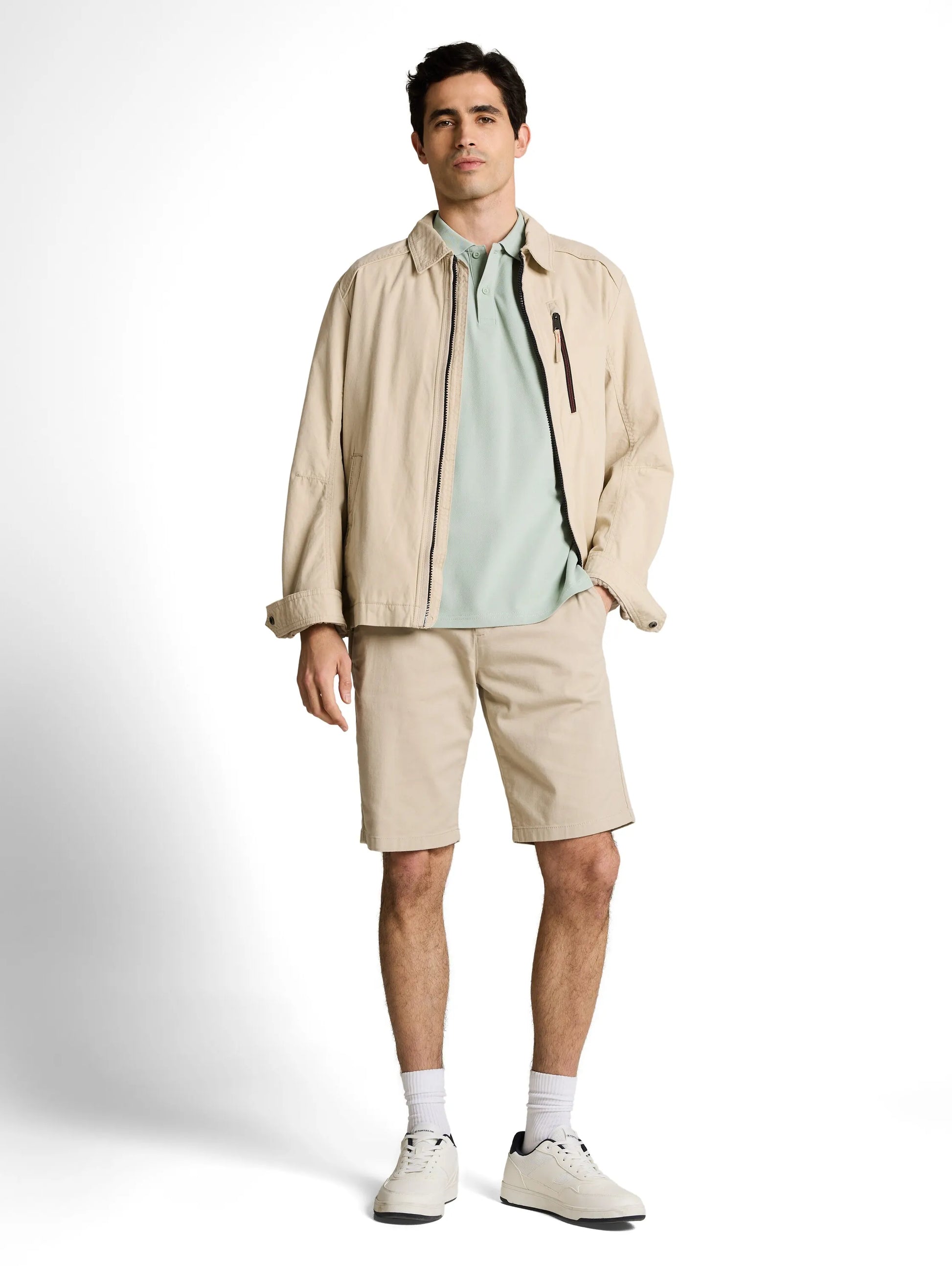 Tom Tailor – Piqué Poloshirt mit Logo-Stickerei