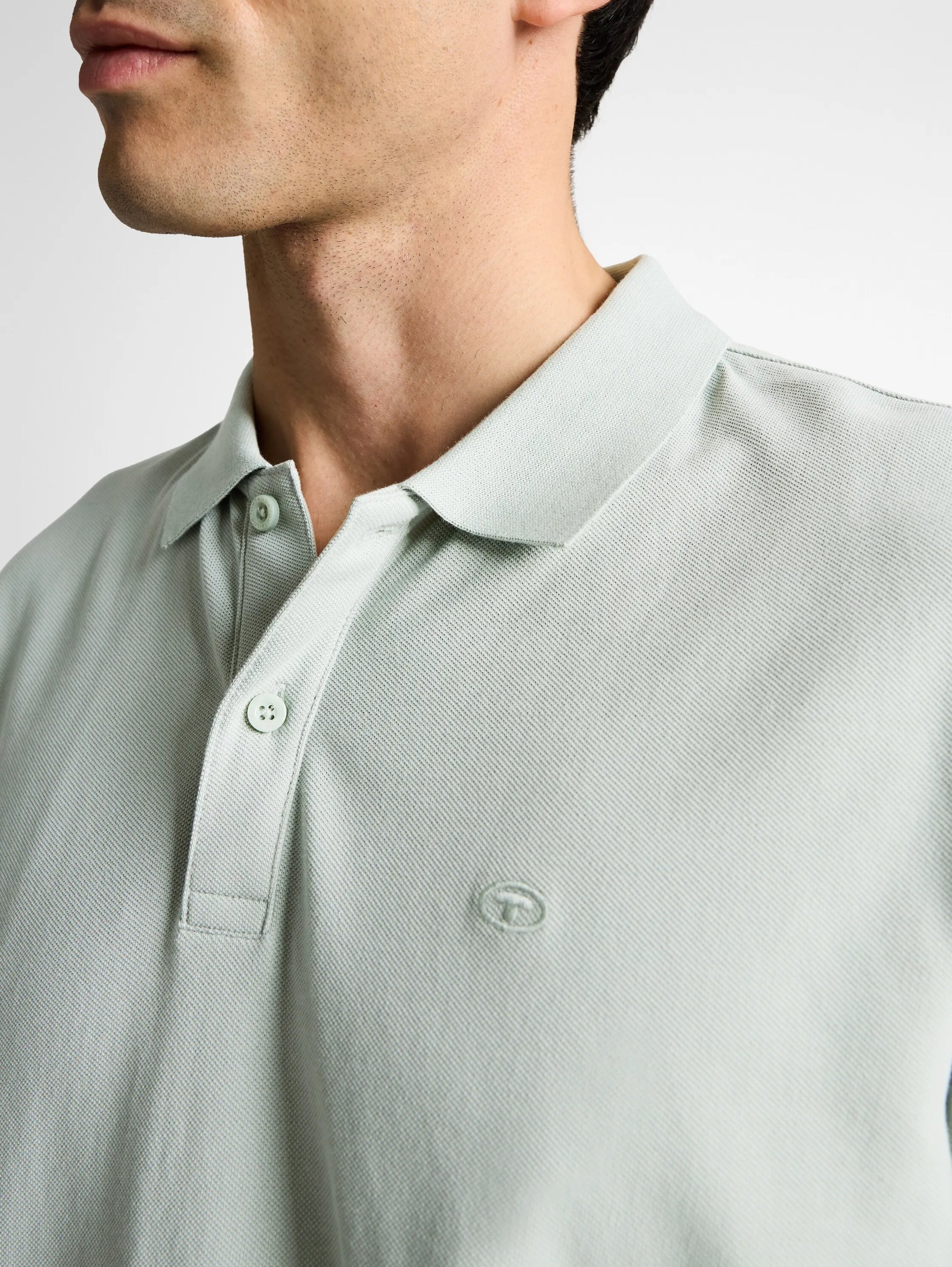 Tom Tailor – Piqué Poloshirt mit Logo-Stickerei