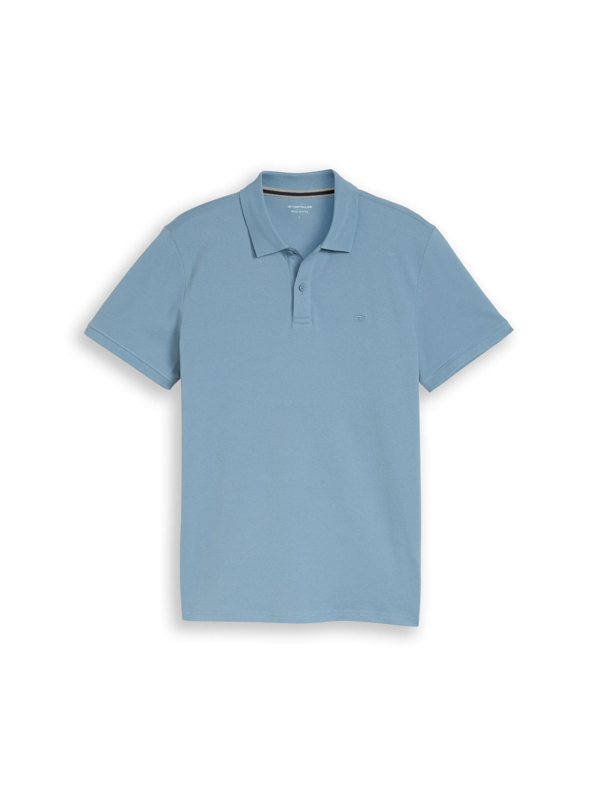 Tom Tailor – Piqué Poloshirt mit Logo-Stickerei