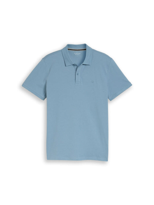 Tom Tailor – Piqué Poloshirt mit Logo-Stickerei