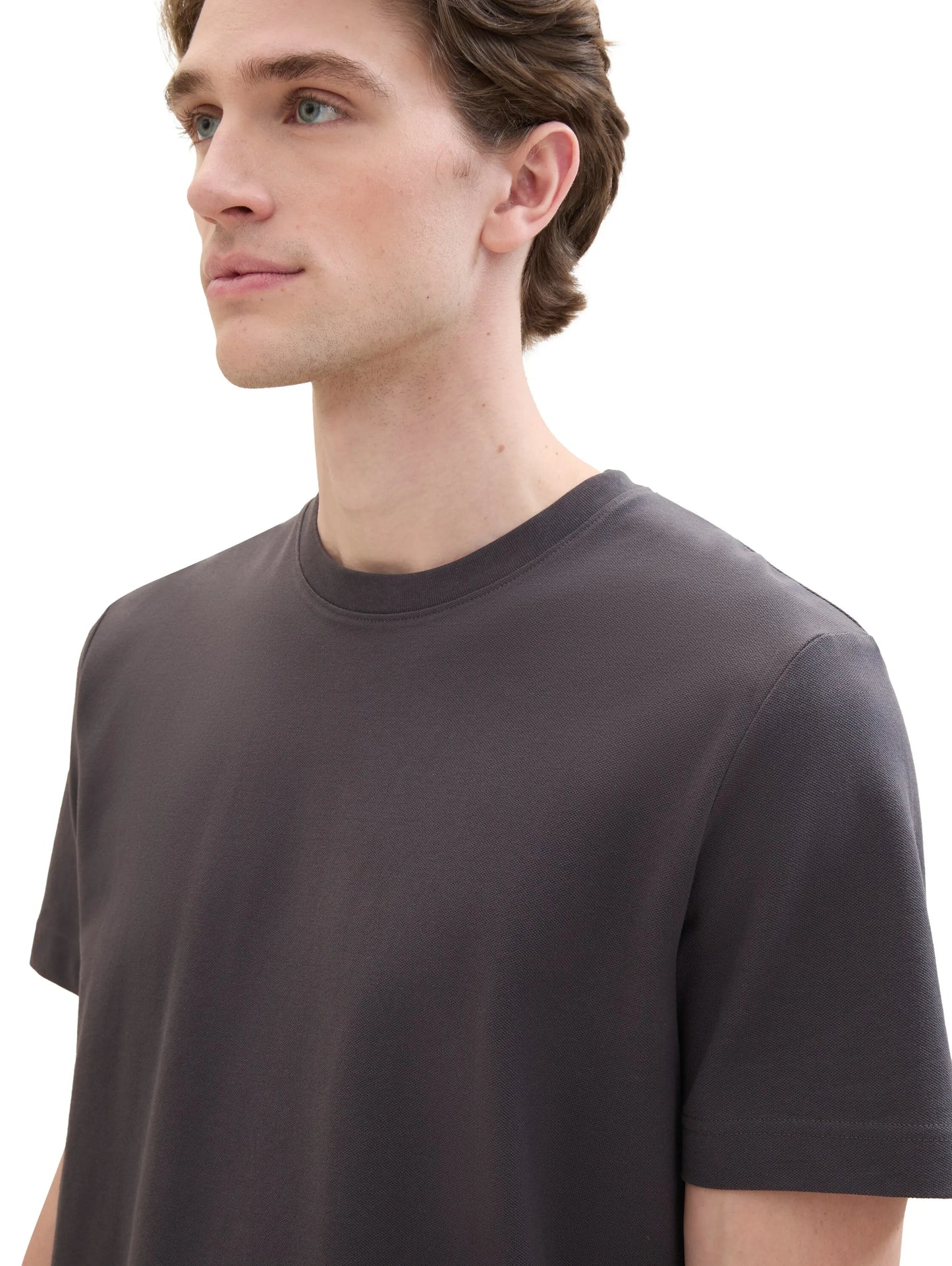 Tom Tailor – Piqué T-Shirt mit Stretch