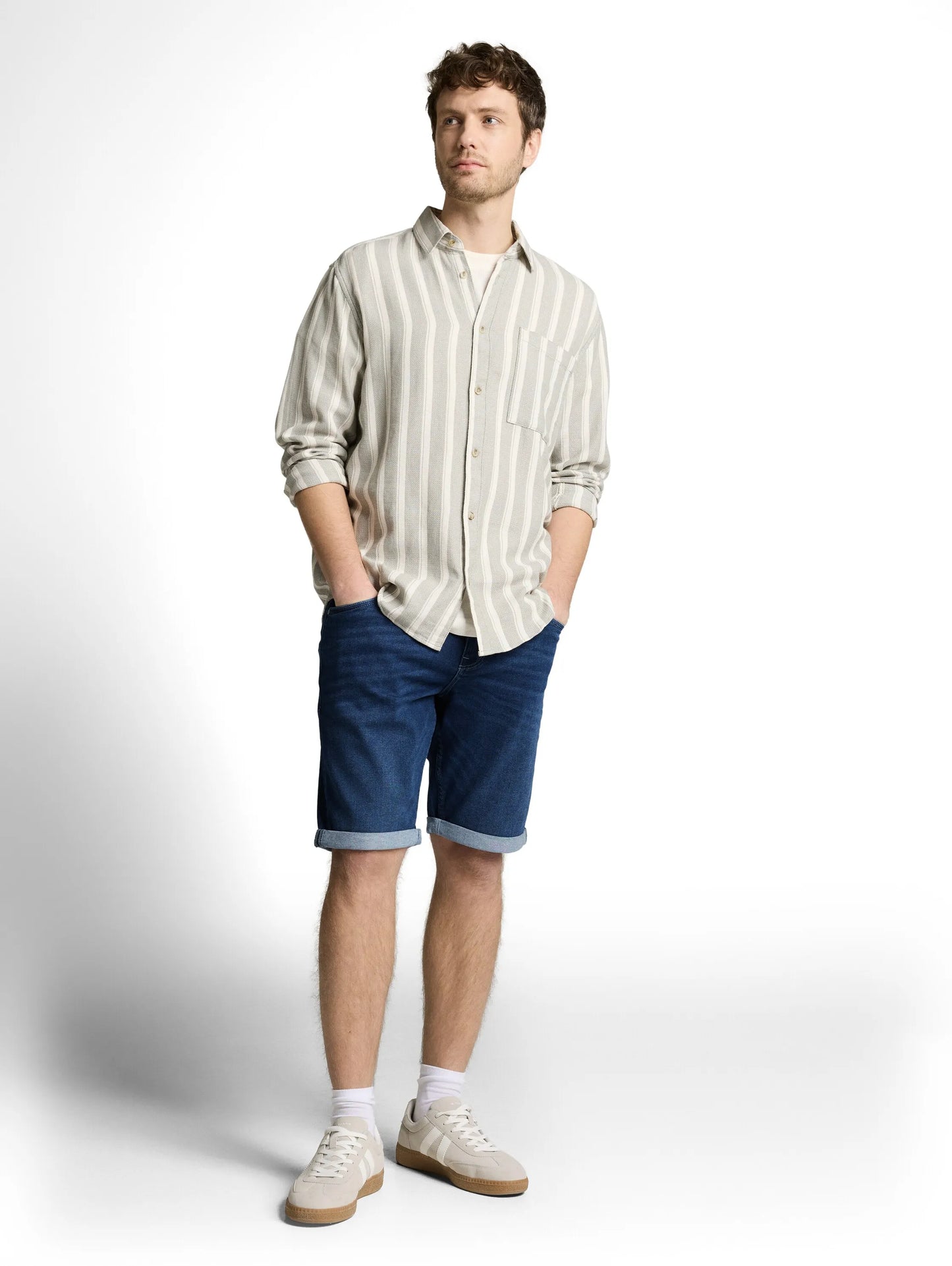 Tom Tailor – TTJOSH REGULAR SLIM Jeans Shorts mit Superstretch