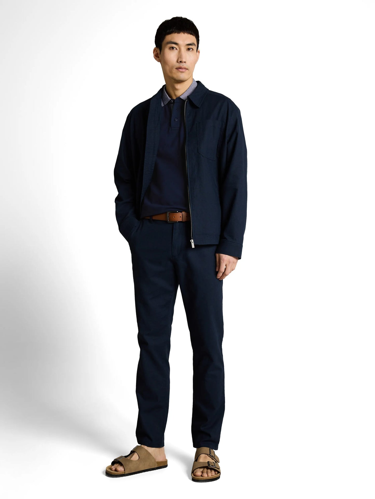 Tom Tailor – Piqué Poloshirt mit Logo-Print