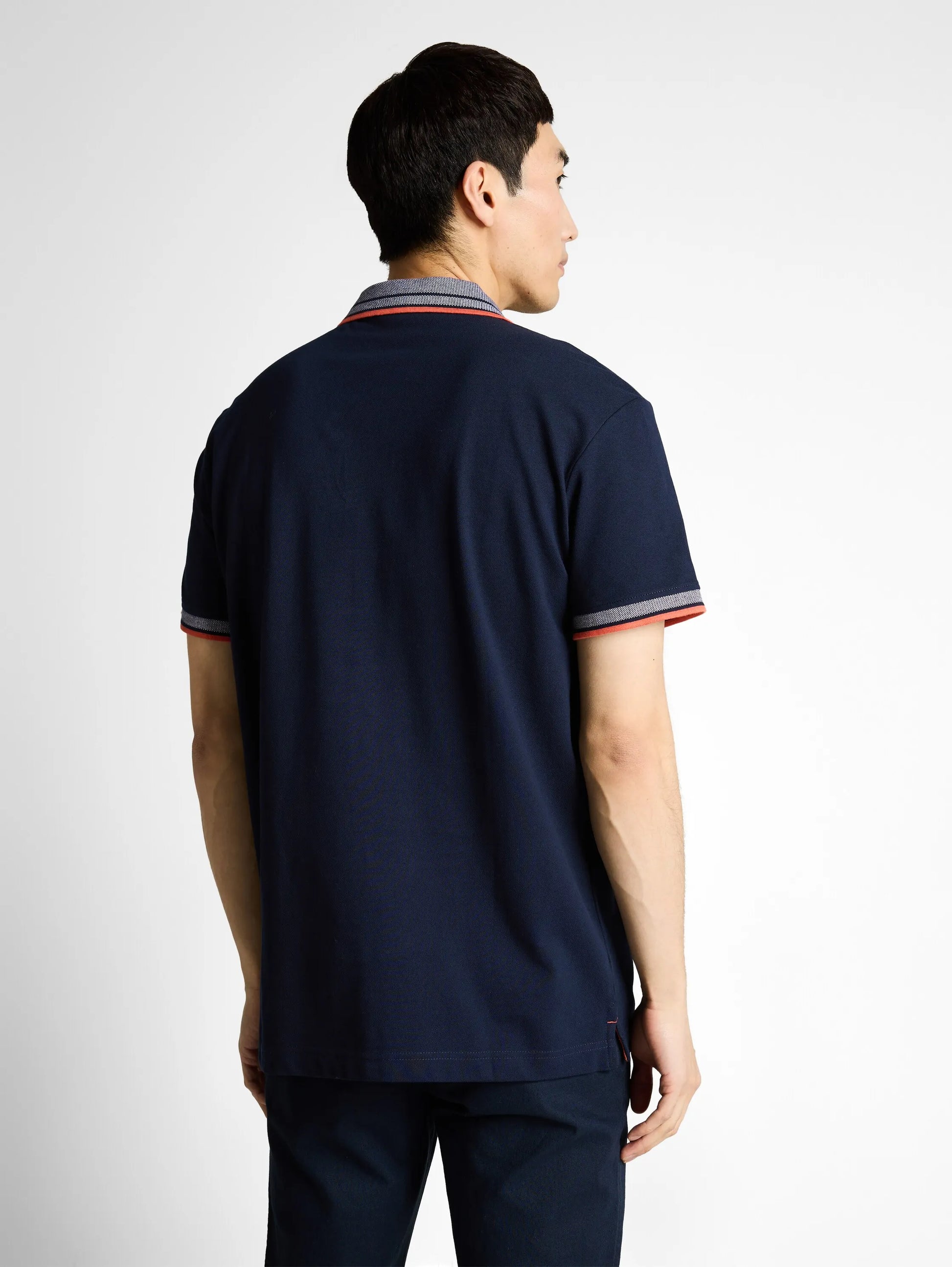 Tom Tailor – Piqué Poloshirt mit Logo-Print