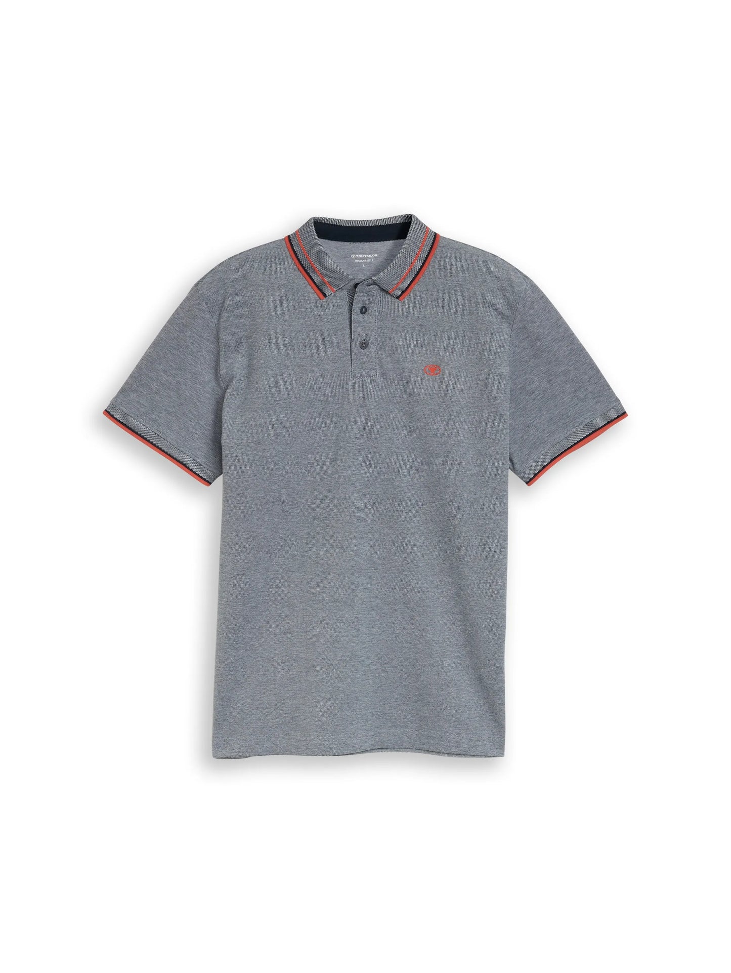 Tom Tailor – Piqué Poloshirt mit Logo-Print