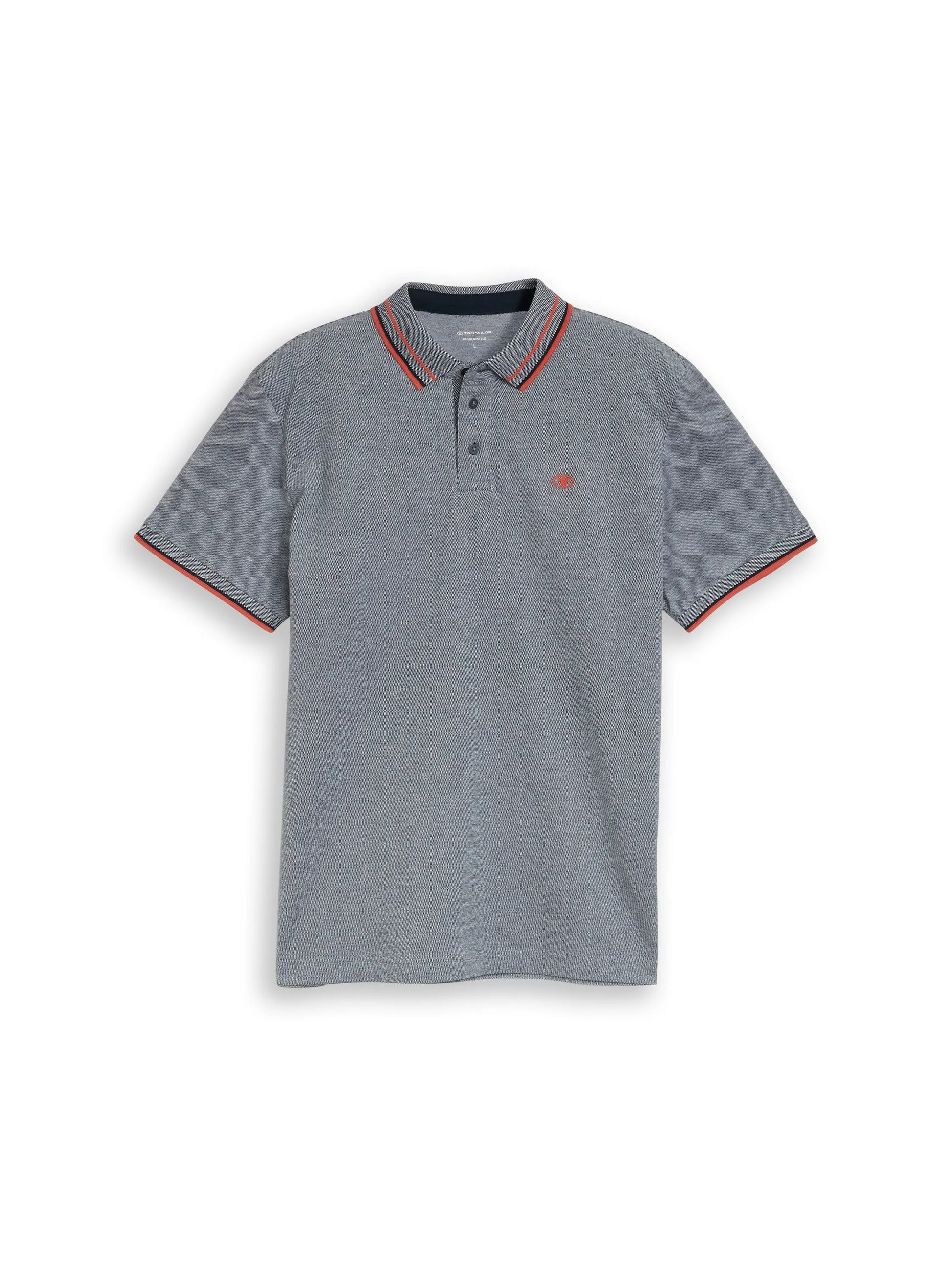 Tom Tailor – Piqué Poloshirt mit Logo-Print