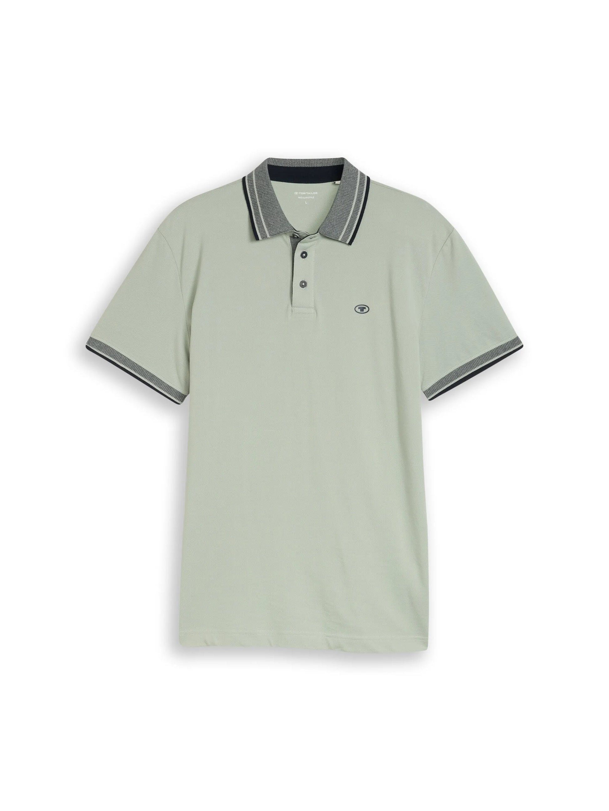 Tom Tailor – Piqué Poloshirt mit Logo-Print