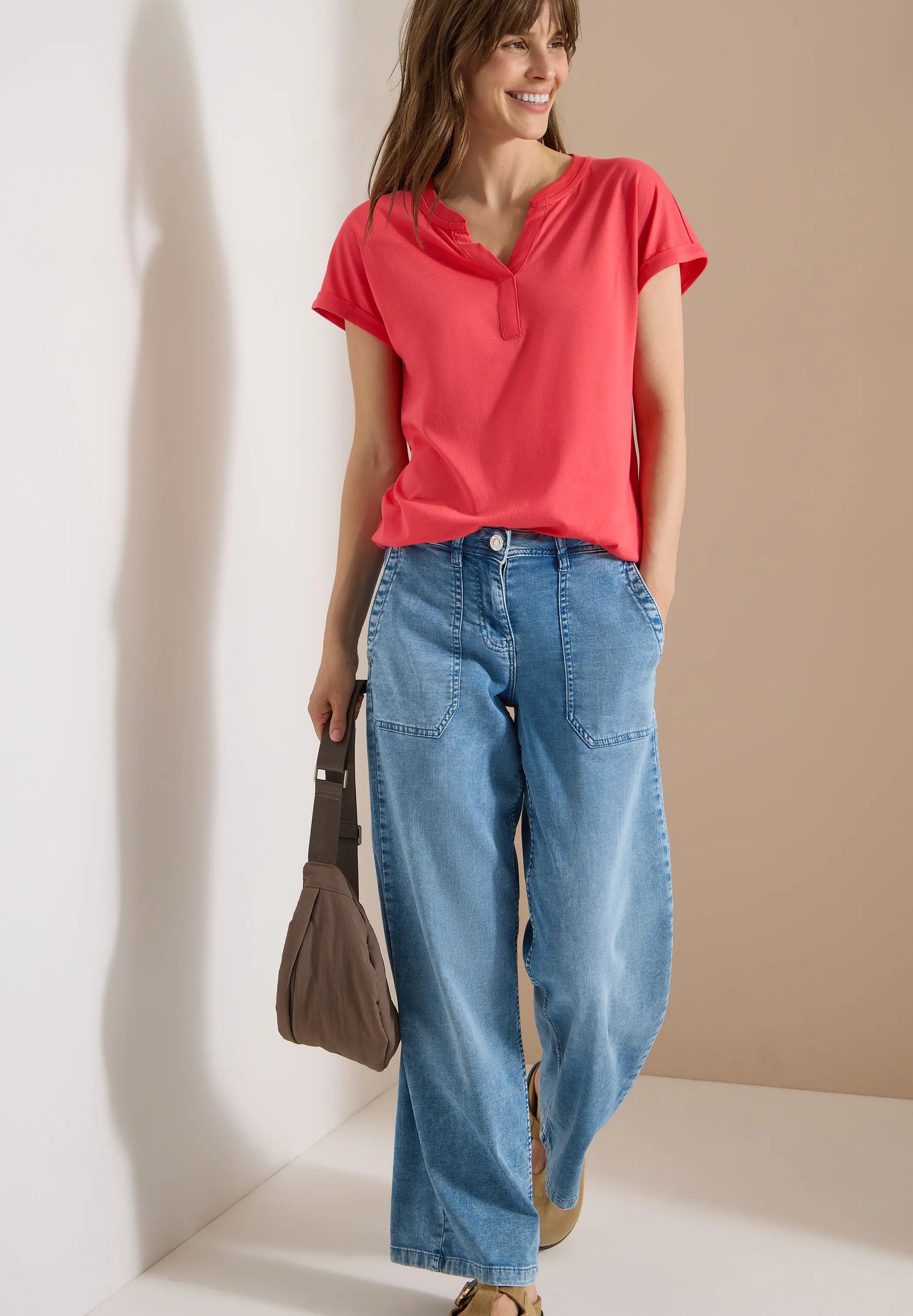 Cecil – Kurzarm Shirt im Tunika-Look