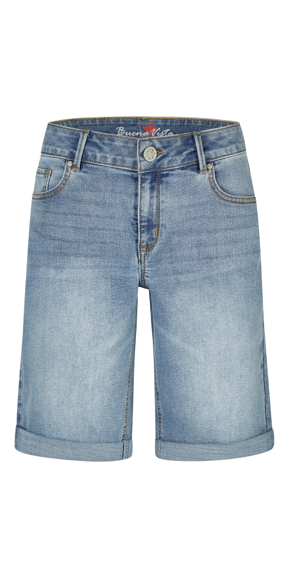 Buena Vista – Buena Vista Damen Jeans Italy-Short stretch denim