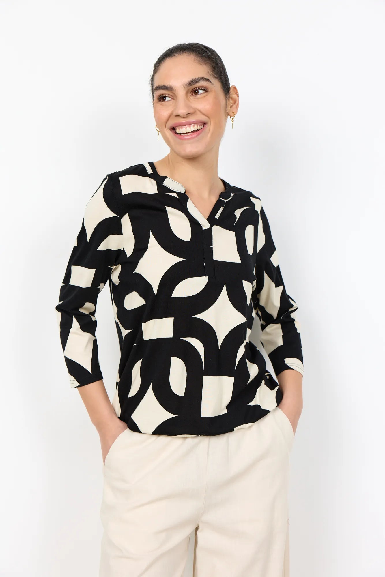 Soyaconcept – Soyaconcept Damen Bluse SC-FELICITY AOP 542