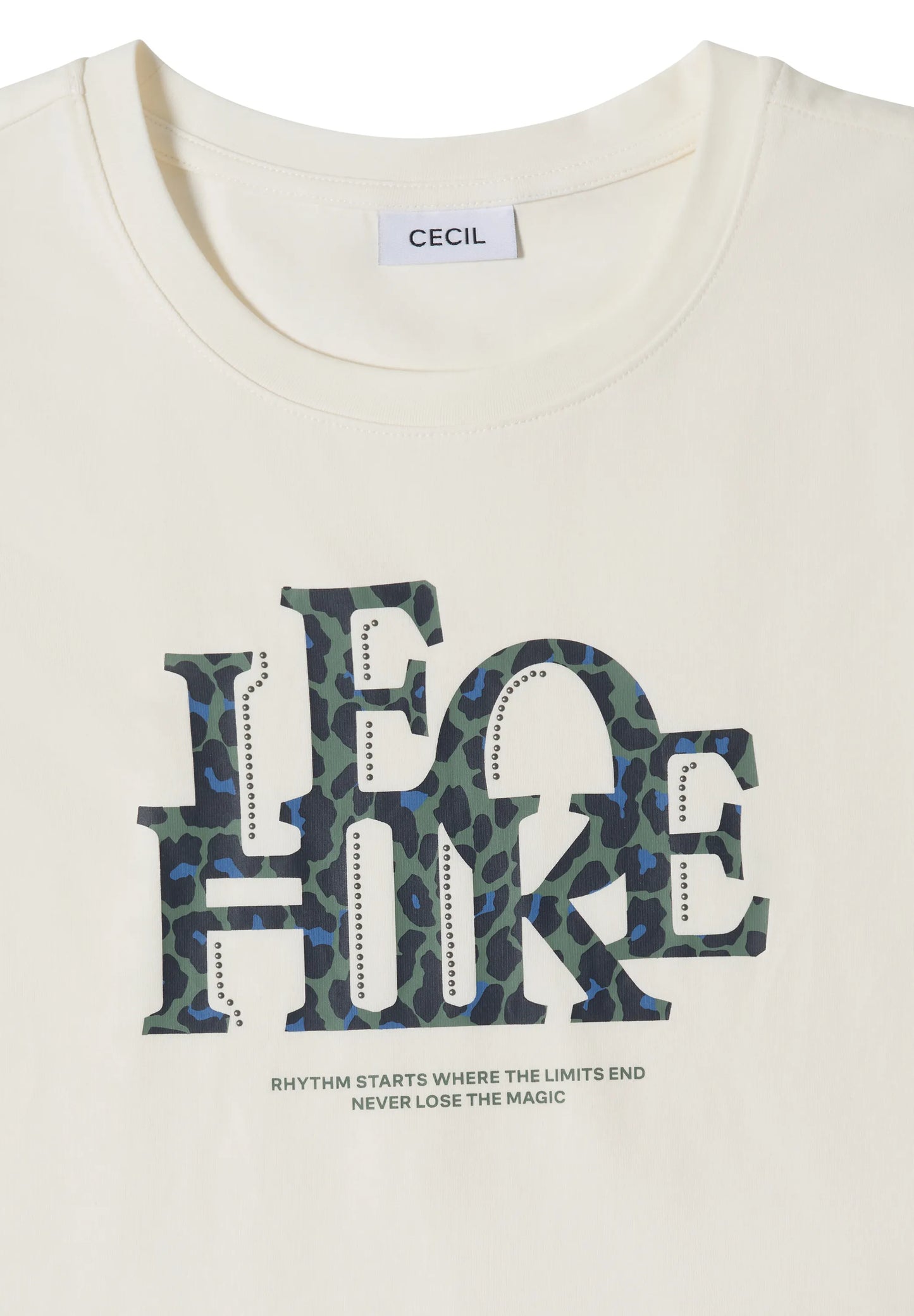 Cecil Damen 3/4-Arm Shirt Leo-Look