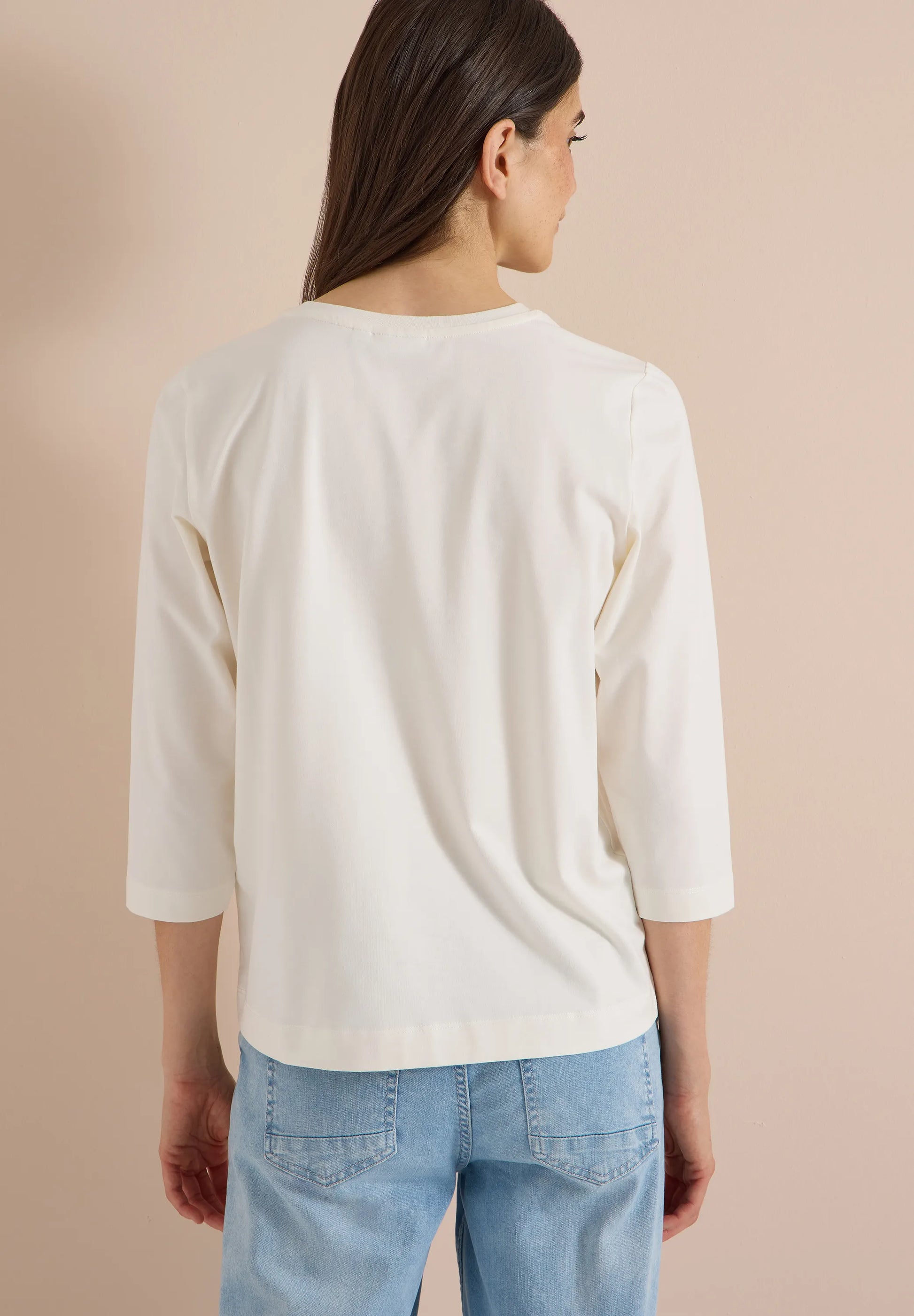 Cecil Damen 3/4-Arm Shirt Leo-Look