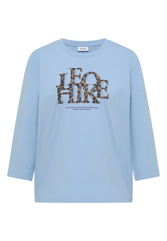 Cecil Damen Shirt 3/4-Arm Shirt Leo-Look
