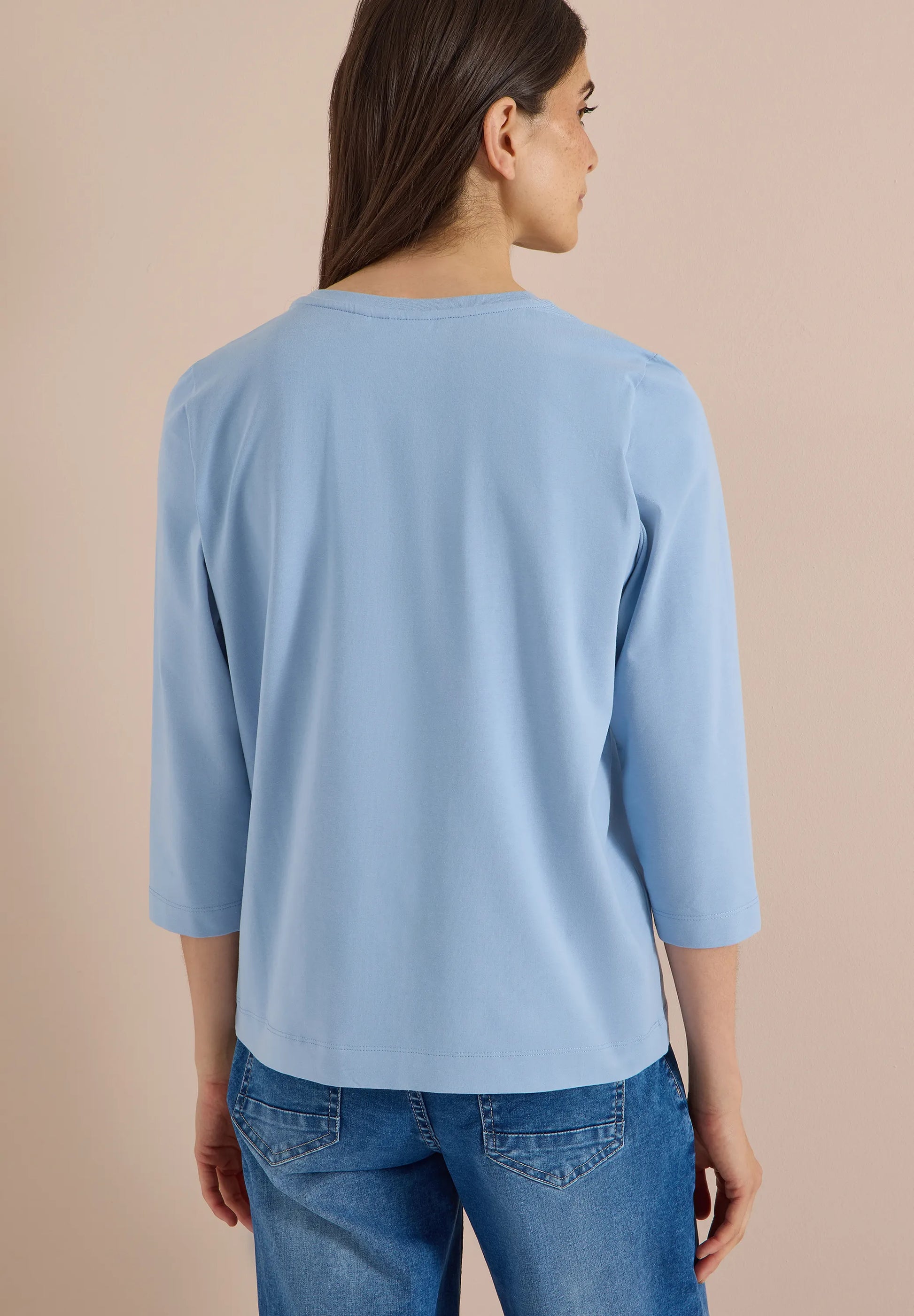 Cecil Damen Shirt 3/4-Arm Shirt Leo-Look