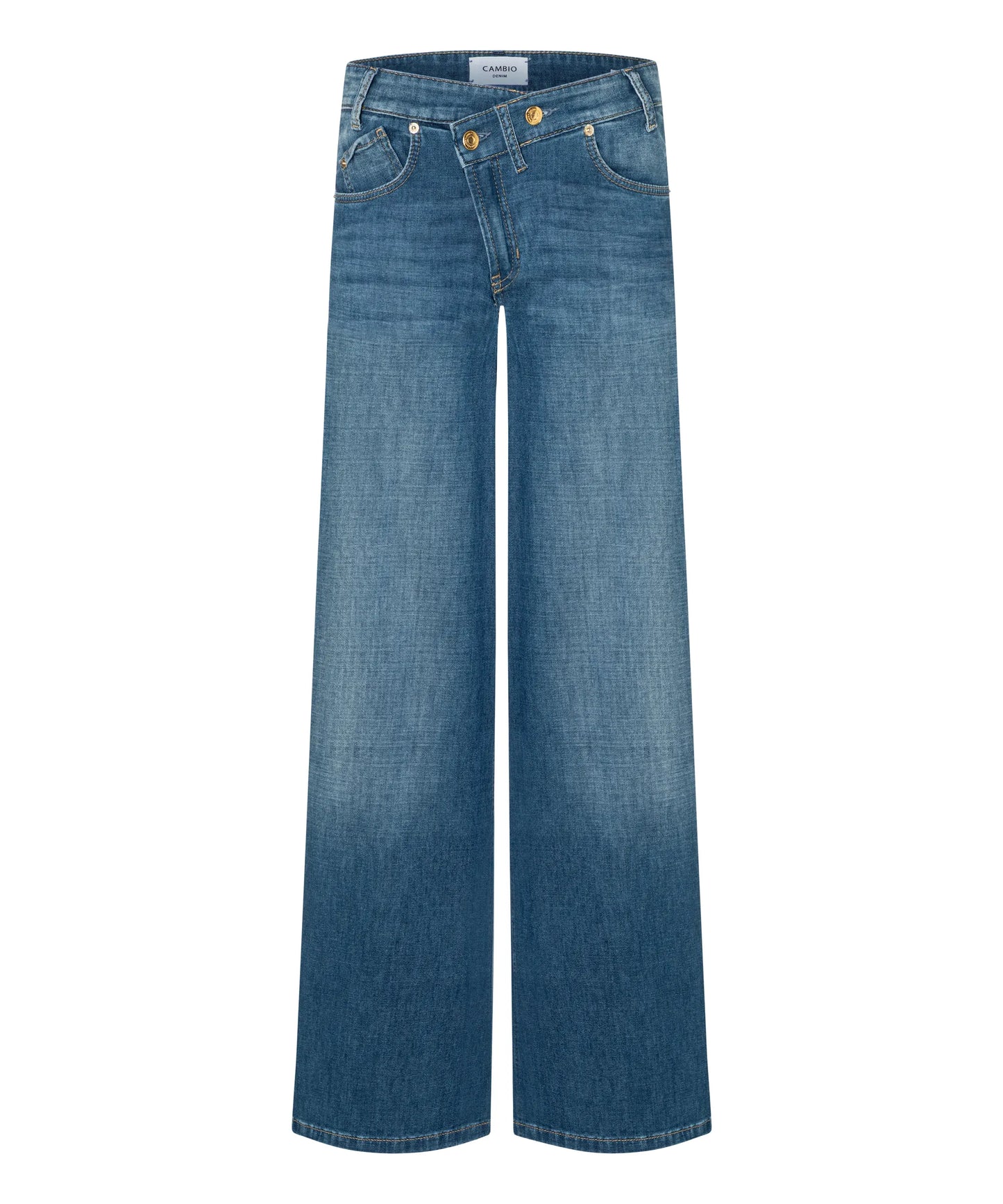 Cambio Damen Jeans Baggy asymmetrical