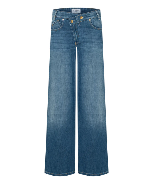 Cambio Damen Jeans Baggy asymmetrical