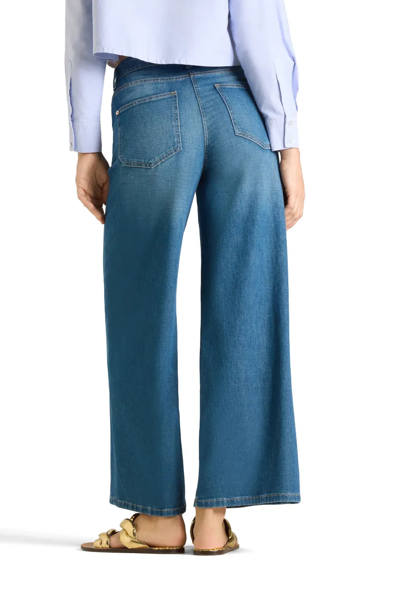 Cambio Damen Jeans Baggy asymmetrical