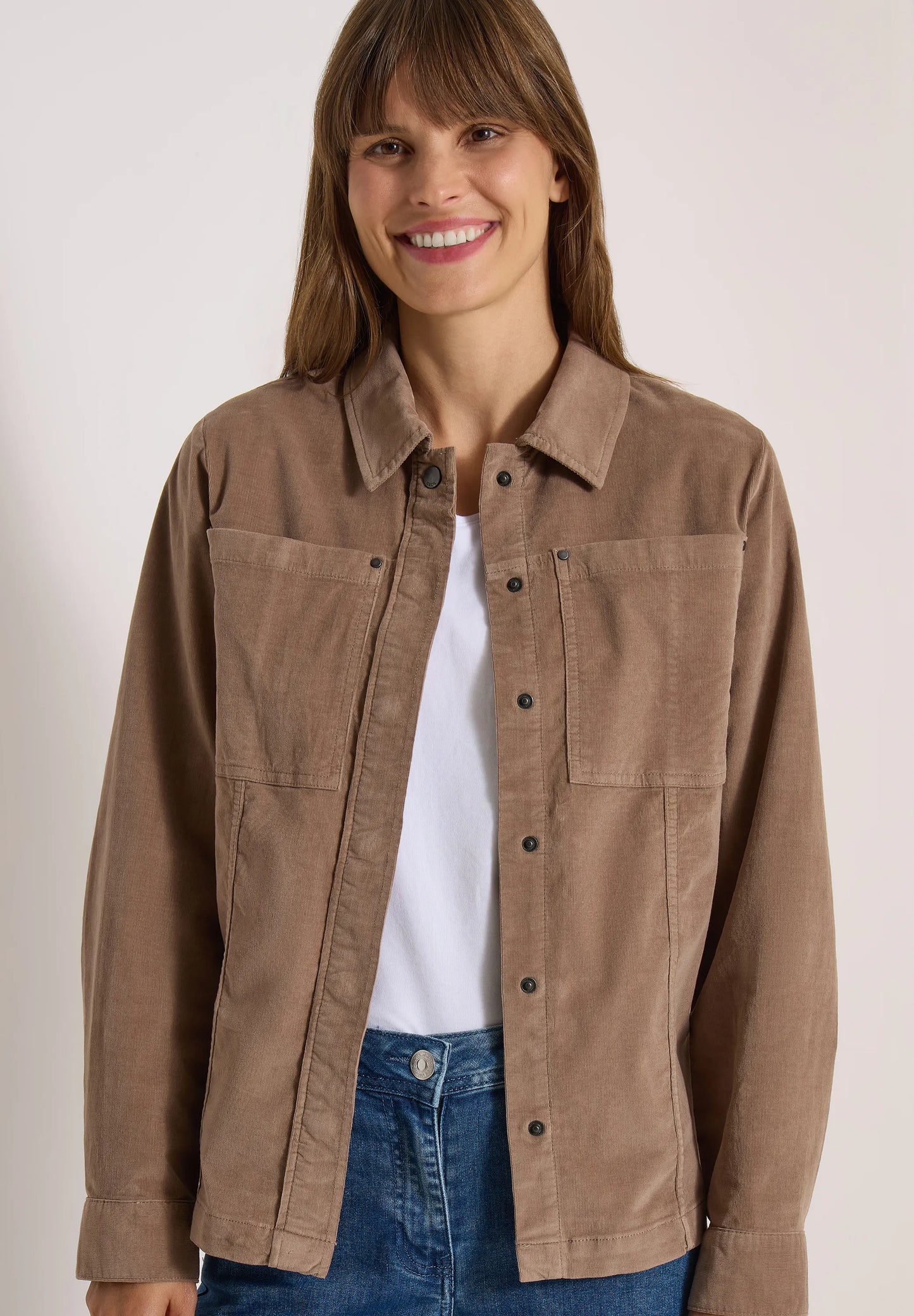 Cecil Damen Feincord Overshirt