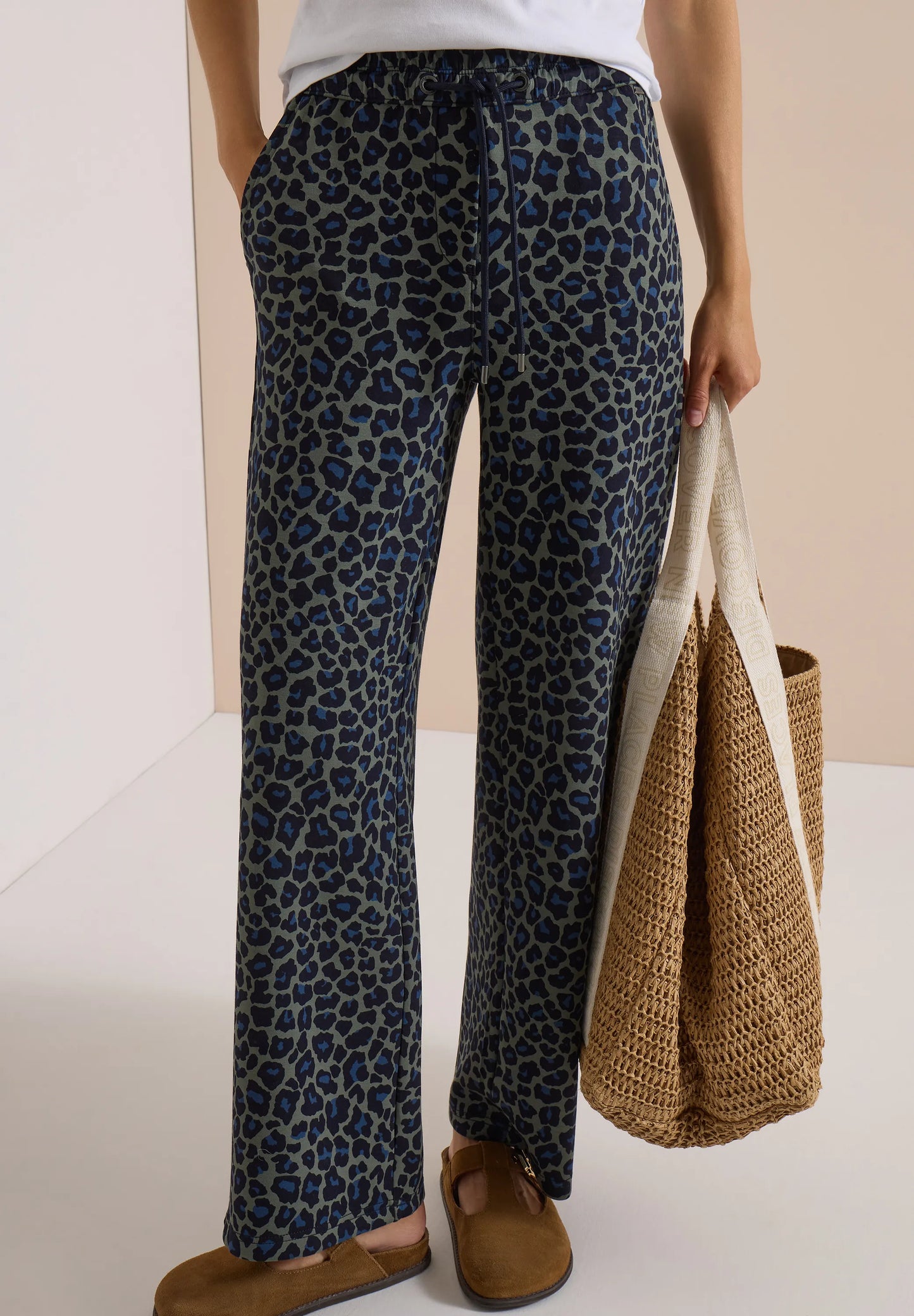 Cecil Damen Hose Wide Leg
