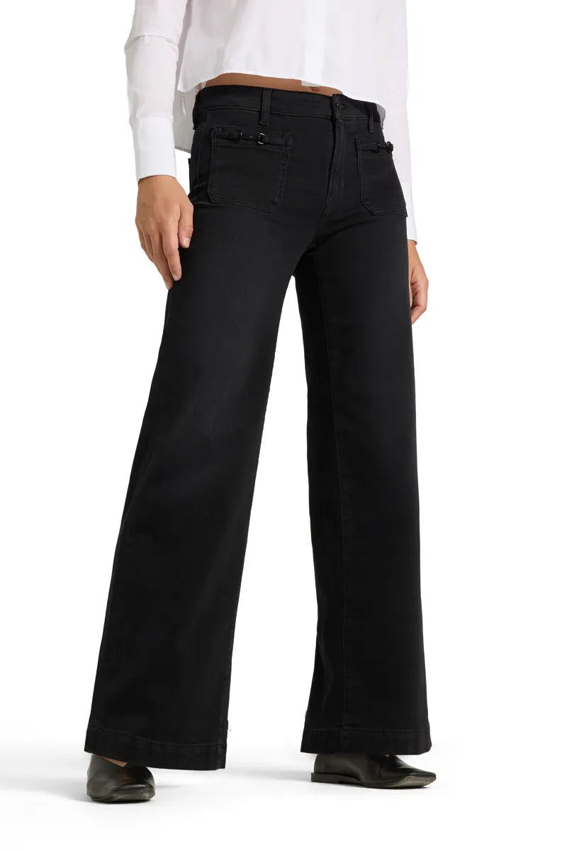 Cambio Damen Jeans Ada patched pocket