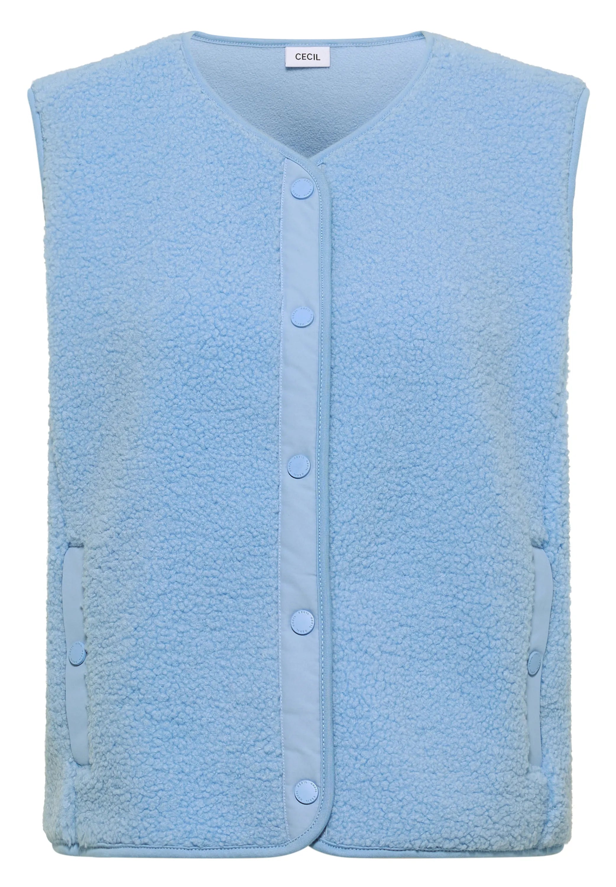 Cecil Damen Teddy-Weste mit Softshell-Details