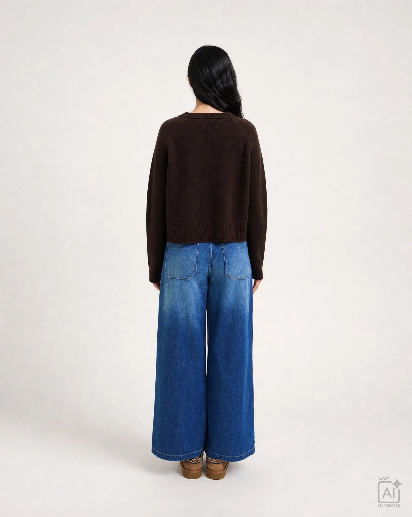 Smith&Soul Damen Strickjacke Raglan Cardigan Cable hem