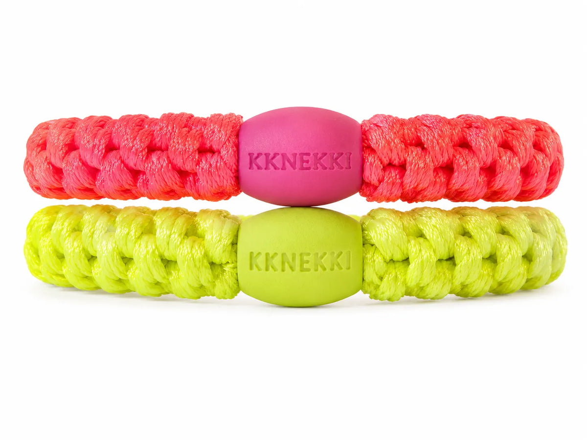 KKNEKKI Haargummis Bundle 2er-Set Neonmix