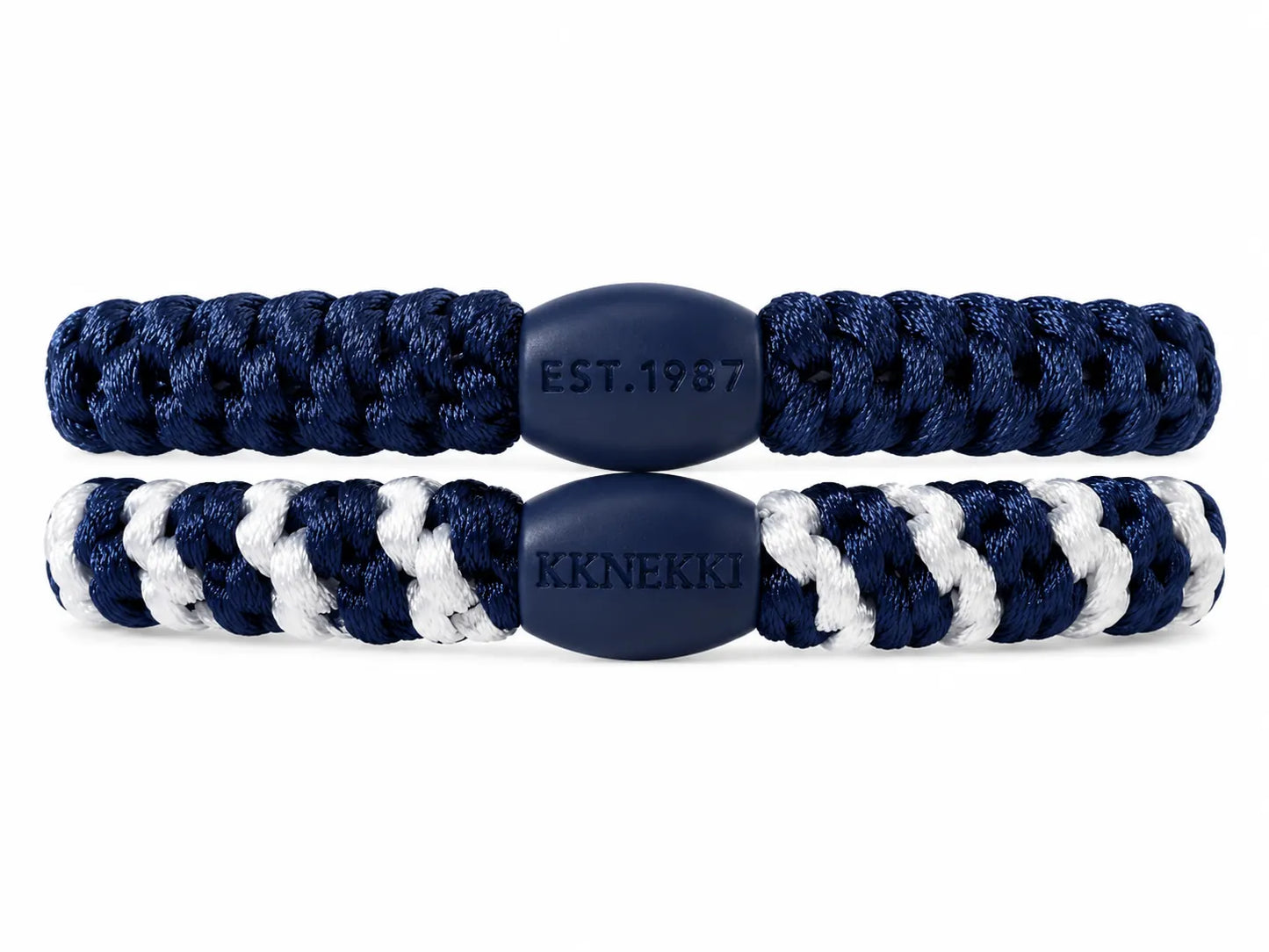 KKNEKKI Haargummis Bundle 2er-Set Küstenblau