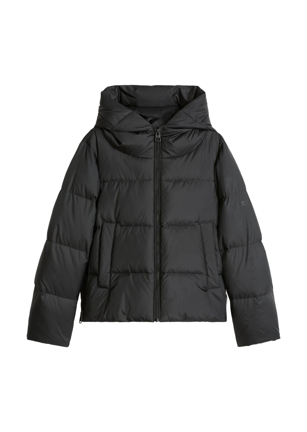 Marc O'Polo Damen Puffer-Daunenjacke mit Kapuze regular