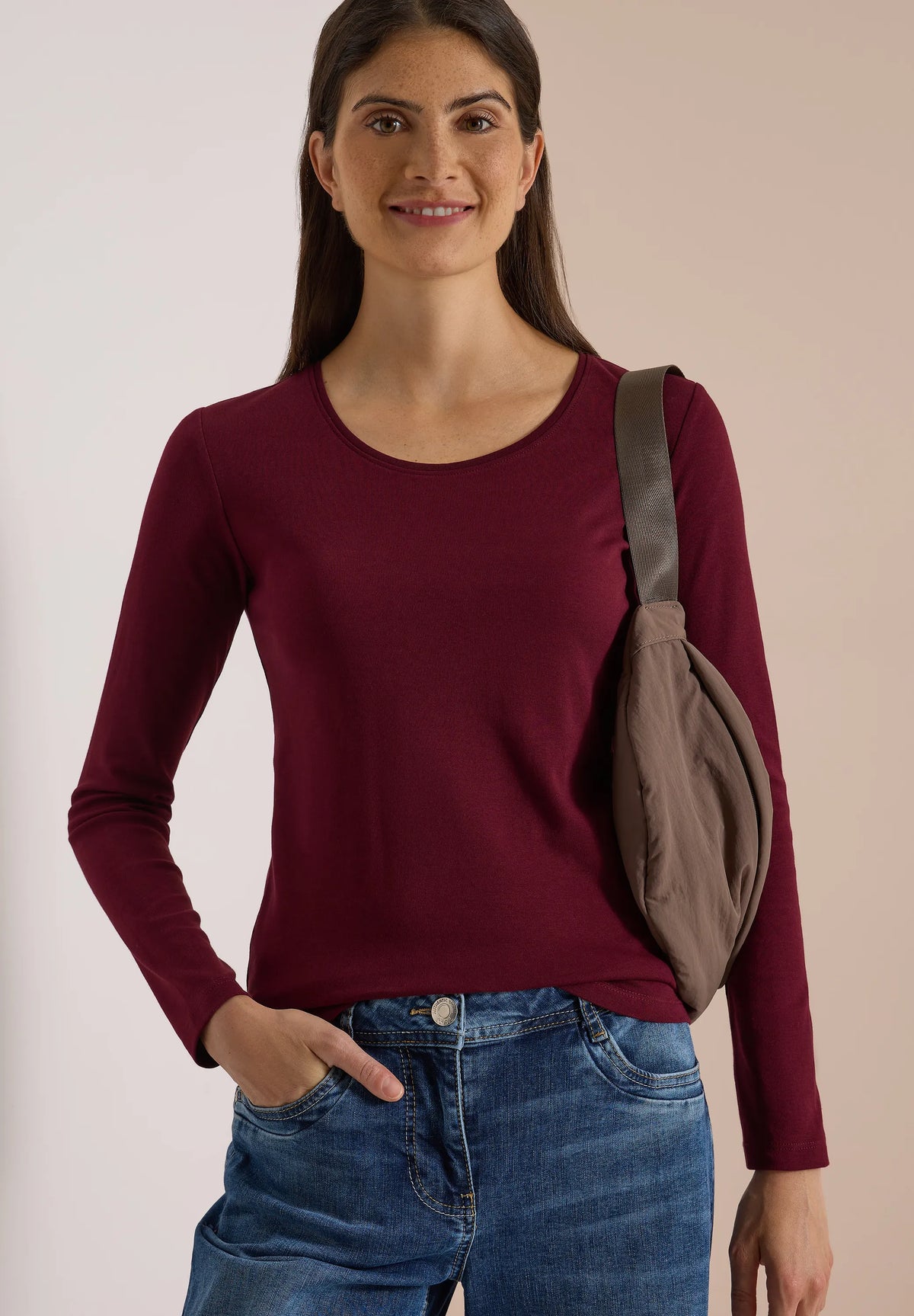 Cecil Damen Langarmshirt Basic