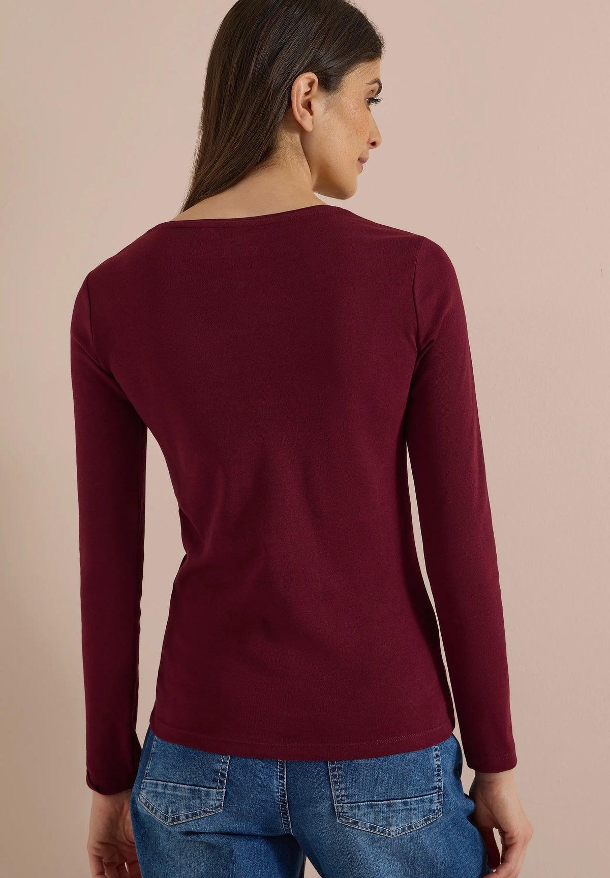Cecil Damen Langarmshirt Basic