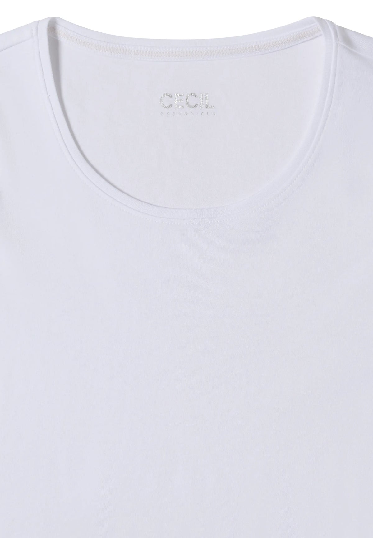 Cecil Damen Basic Langarm Shirt mit Rundhals