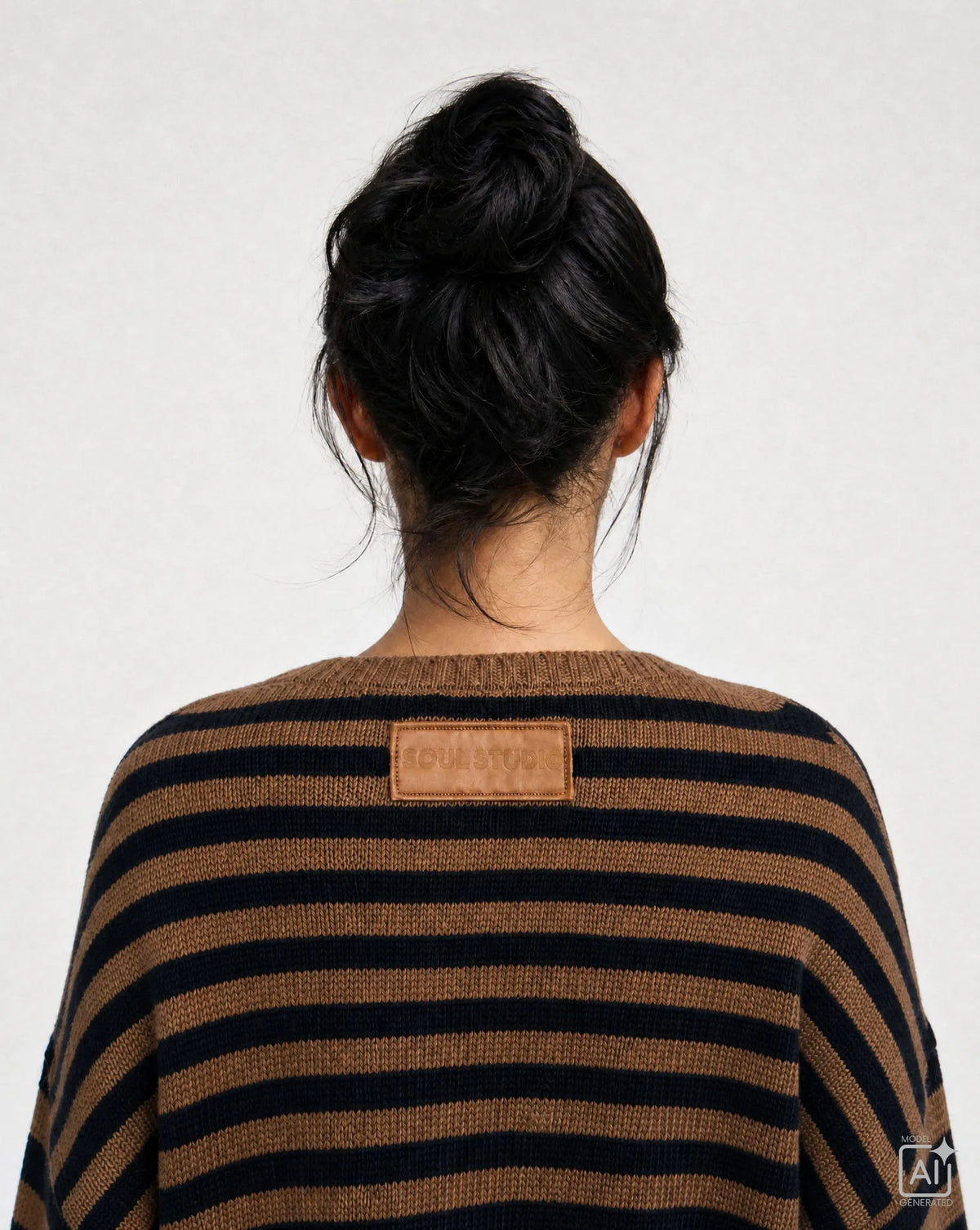 Smith&Soul Damen Strickpullover Striped Round Neck Pullover
