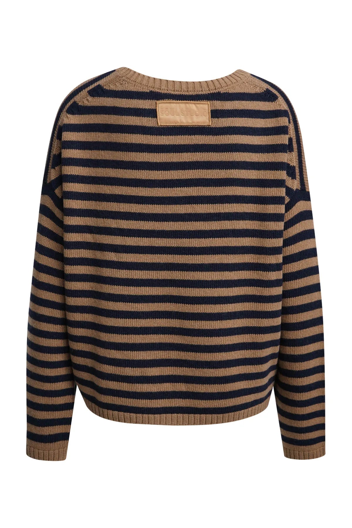 Smith&Soul Damen Strickpullover Striped Round Neck Pullover