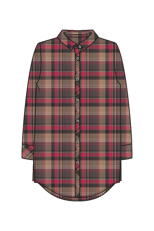Smith&Soul – Smith&Soul Damen Bluse Big Check Shirt Blouse