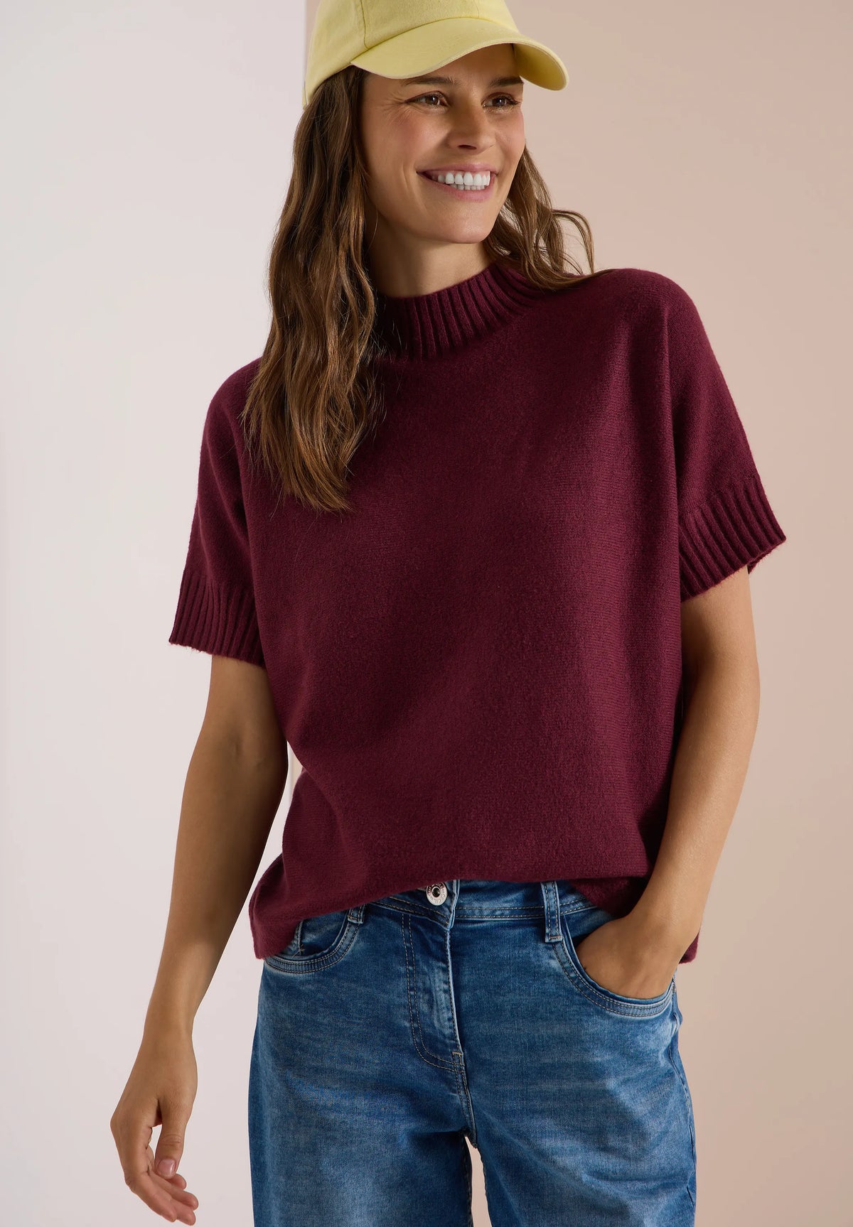 Cecil Damen Dolman Pullover mit Turtle Neck