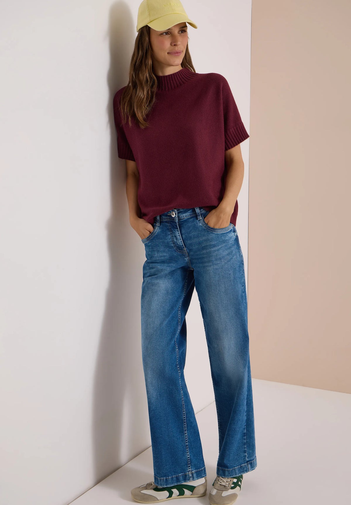 Cecil Damen Dolman Pullover mit Turtle Neck