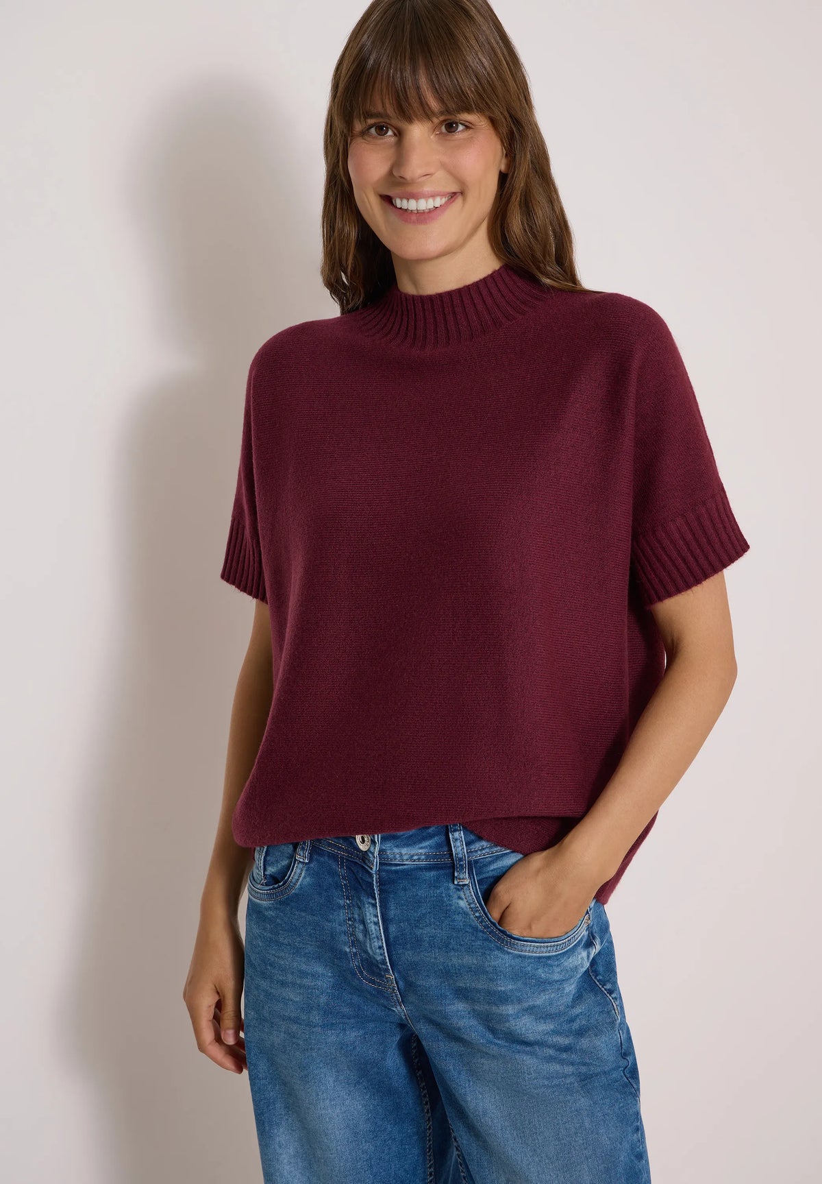 Cecil Damen Dolman Pullover mit Turtle Neck