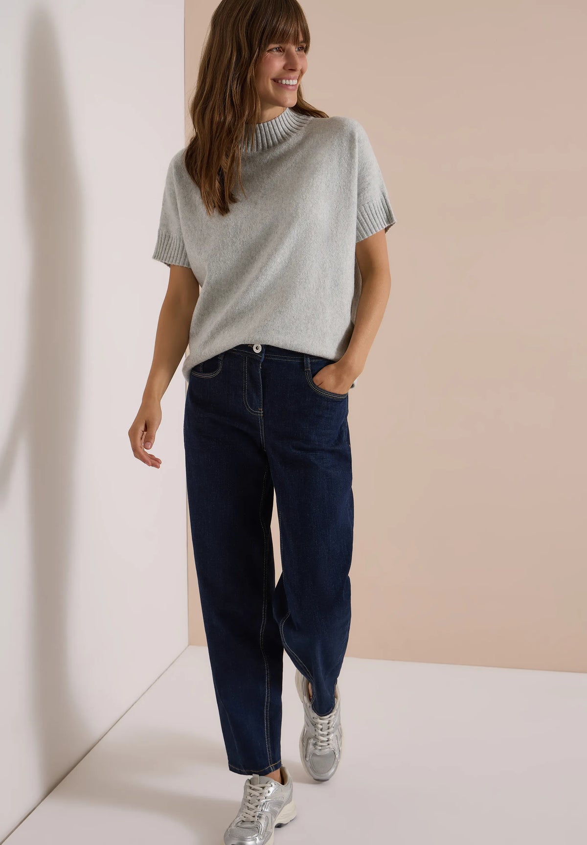 Cecil Damen Dolman Pullover mit Turtle Neck