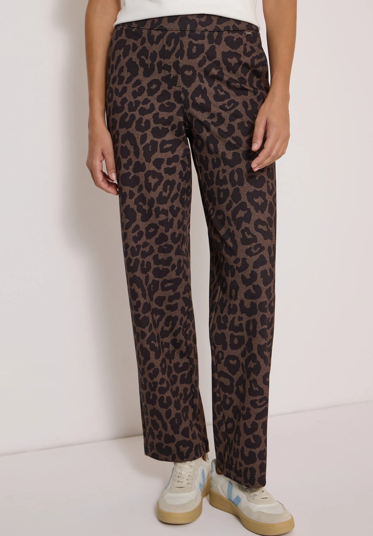 Cecil Damen High Waist Straight Leg Hose