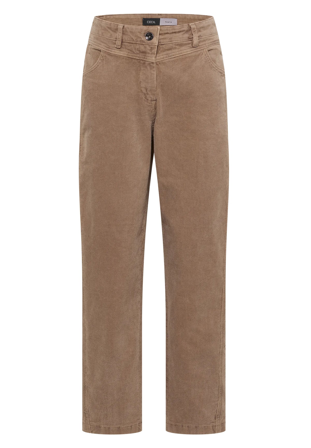 Cecil Damen Mid Waist Barrel Leg Hose